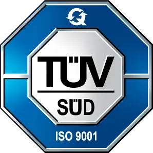 TÜV ISO 9001 zertifiziert